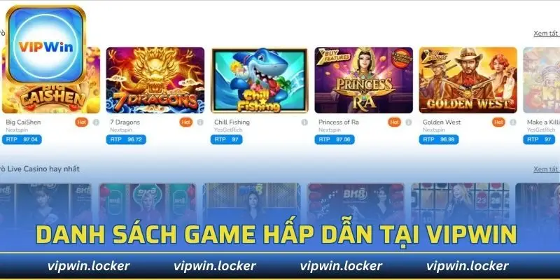 Game hấp dẫn được trải nghiệm sau đăng nhập VIPWIN
