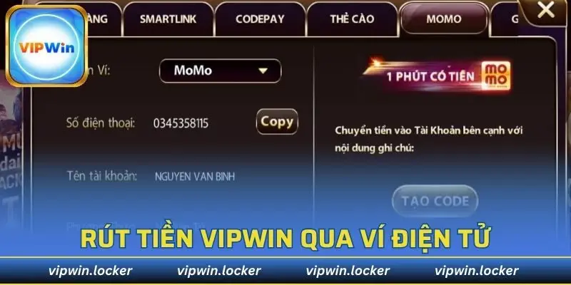 Hướng dẫn nhận thưởng cổng game qua ví điện tử